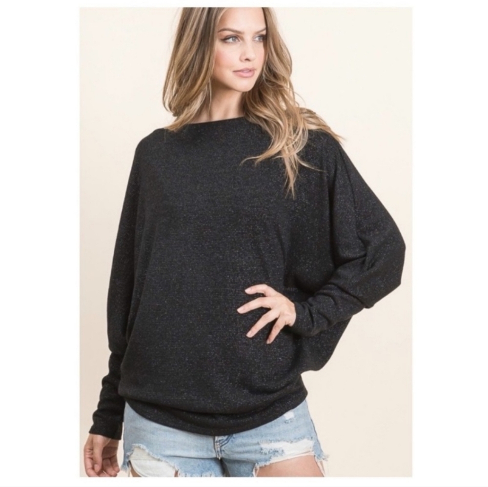 Black Dolman sleeve Top✨️ - Picture 5 of 13